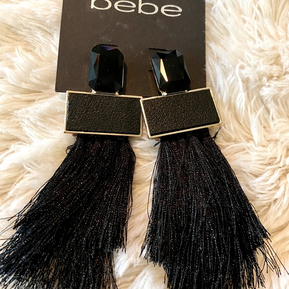 COPY - Bebe fringe earrings